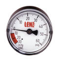 Lenz Indicator Gauge Filter Cp-2:2" Dia Width, 1/8" NPTf Port, 221052 221052